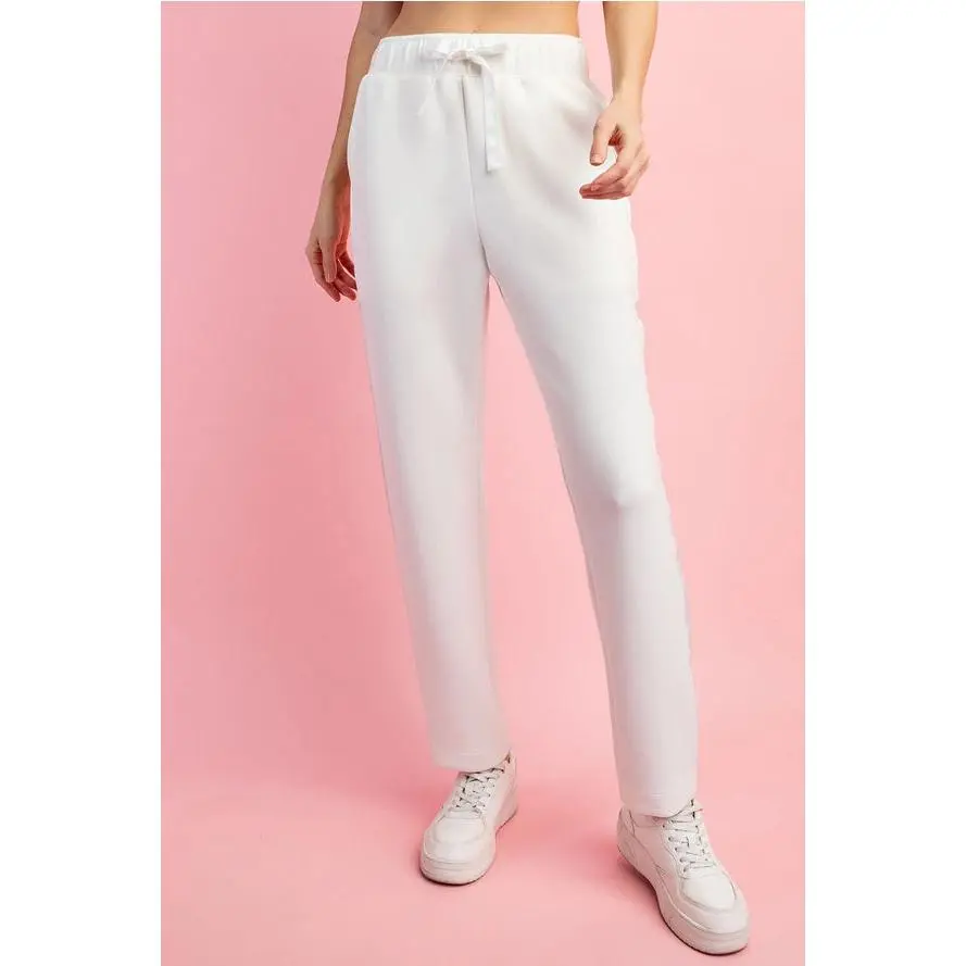 Scuba Jogger with Side Satin Detail