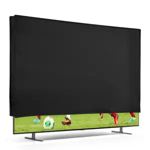 HOMEYA 40"-65" Indoor TV Cover, Television Dust Cover Screen Protector with Remote Control Pocket, Suitable for Most Brand TVs