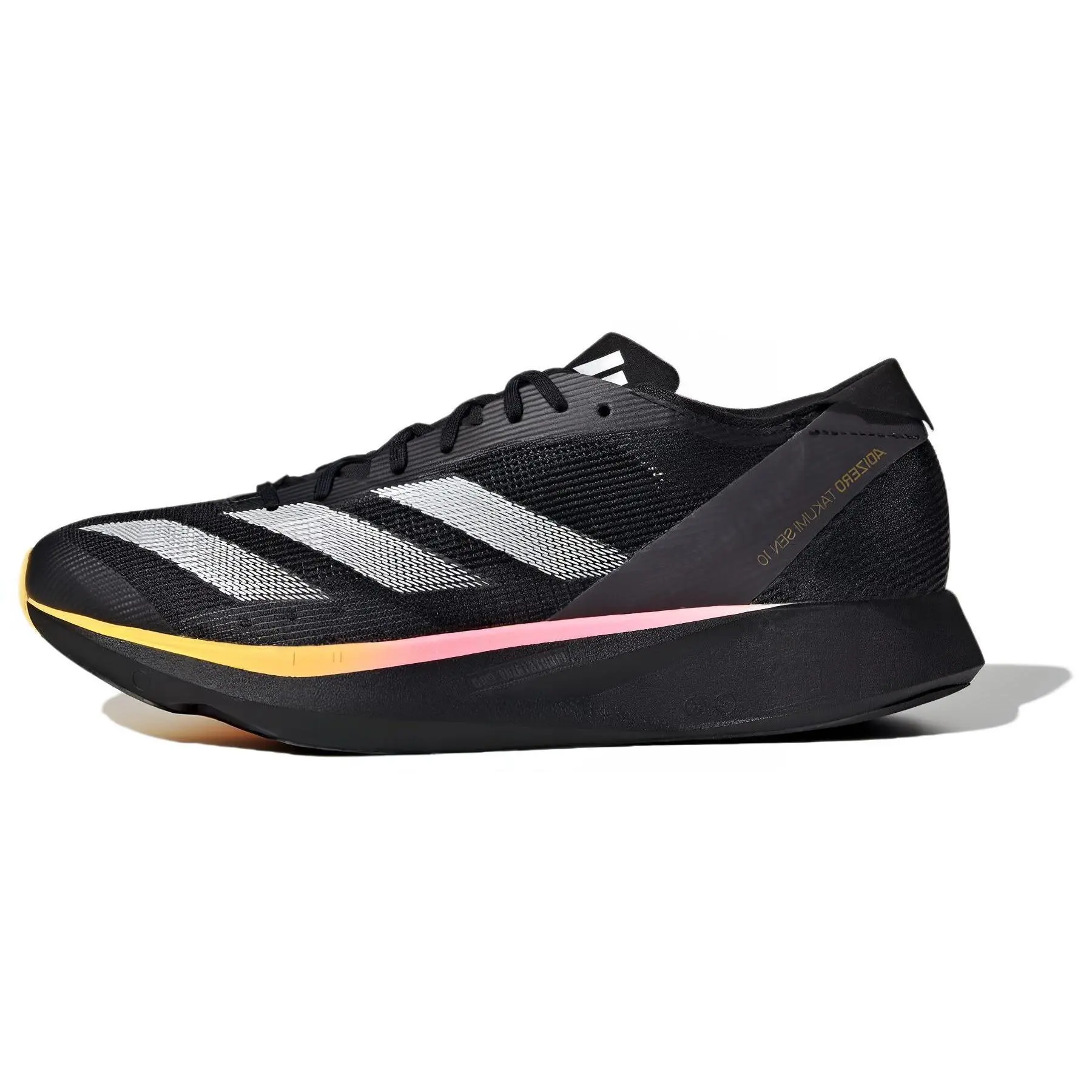 Adidas Adizero Takumi Sen 10 2024 Athlete Pack' Stylish Comfortable Low Top Commuter Running Shoes Men's Black White ID2793