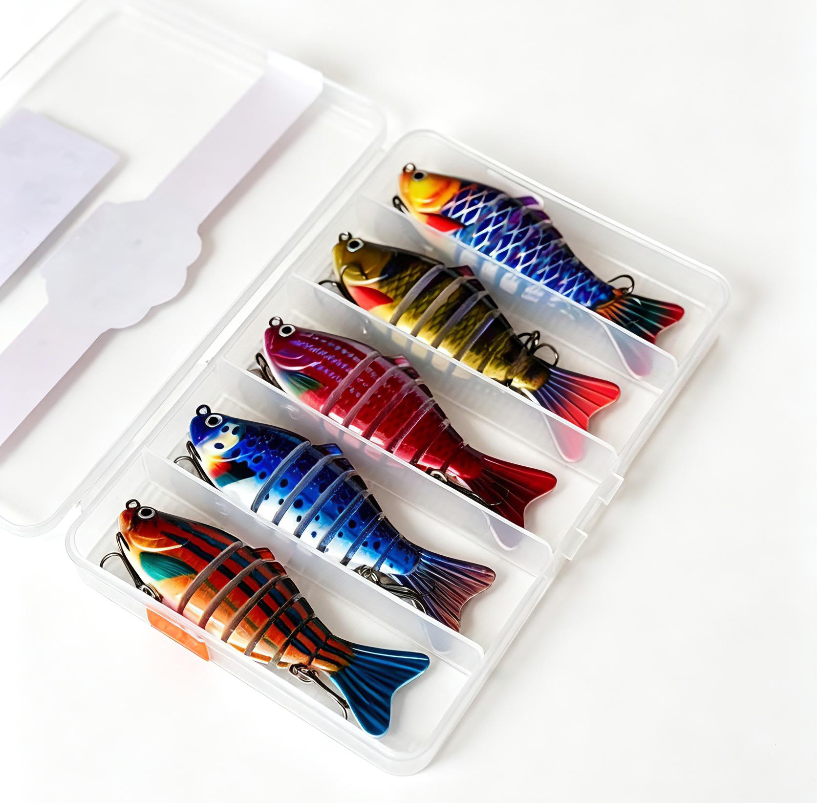 • Multi-jointed swimbait  • Segmented fishing lure  • Lifelike fishing lures  • Bass fishing swimbait