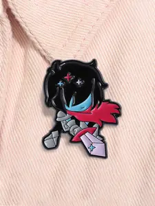 Deltarun Kris RPG Game Enamel Pin, Durable Metal Pins, Game Characters Metal Brooch Lapel Backpack Badge Fashion Jewelry Accessories Gift for Gamer Friends