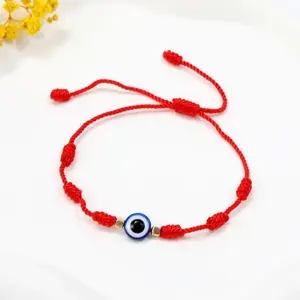 Evil Eye Bracelet for Protection & Luck Adjustable Red String Energy Charm Gift