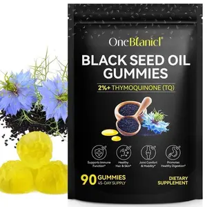 Black Seed Oil Gummies 90ct 100% Blackseed Oil, 2.5X Per BSO Gummy for Beauty Immune & Overall Wellness Support -Super antioxidant for Immune Support, Joints, Digestion, Hair & Skin - 90 Gummies