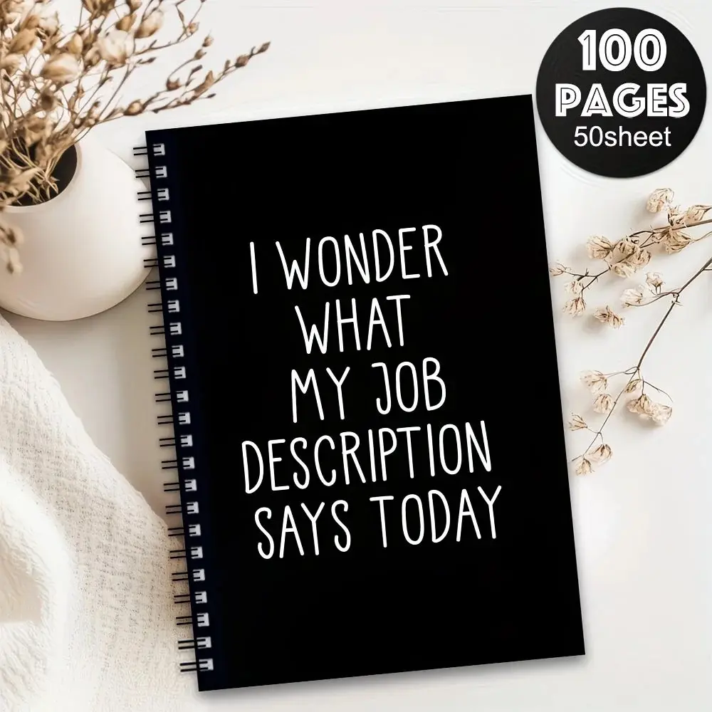 Humorous Satirical Notebook Design, Ideal for Office Colleagues & Employees, Team Adults Boss Personal Organizer Planner, Office Stationery Supplies, Notepad, Funny Notebooks