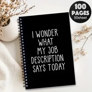 Humorous Satirical Notebook Design, Ideal for Office Colleagues & Employees, Team Adults Boss Personal Organizer Planner, Office Stationery Supplies, Notepad
