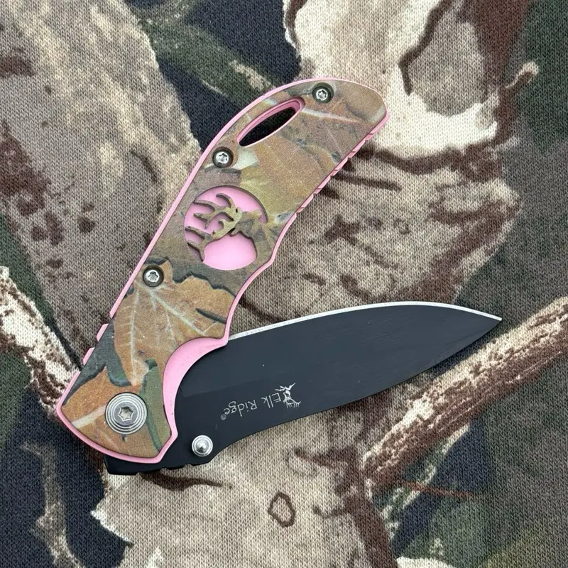 6” Pocket Knife Manual Opening Camping Carving Whittling 2.5” Blade