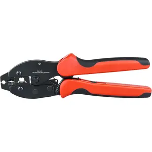 Spark Plug Wire Crimper, Crimping Pliers for Spark Plug Stripping Tool, EM-2048 for Crimping and Stripping Spark Plug Wire, Dia 7.0-8.5mm, Ratchet spark plug wire crimping tool