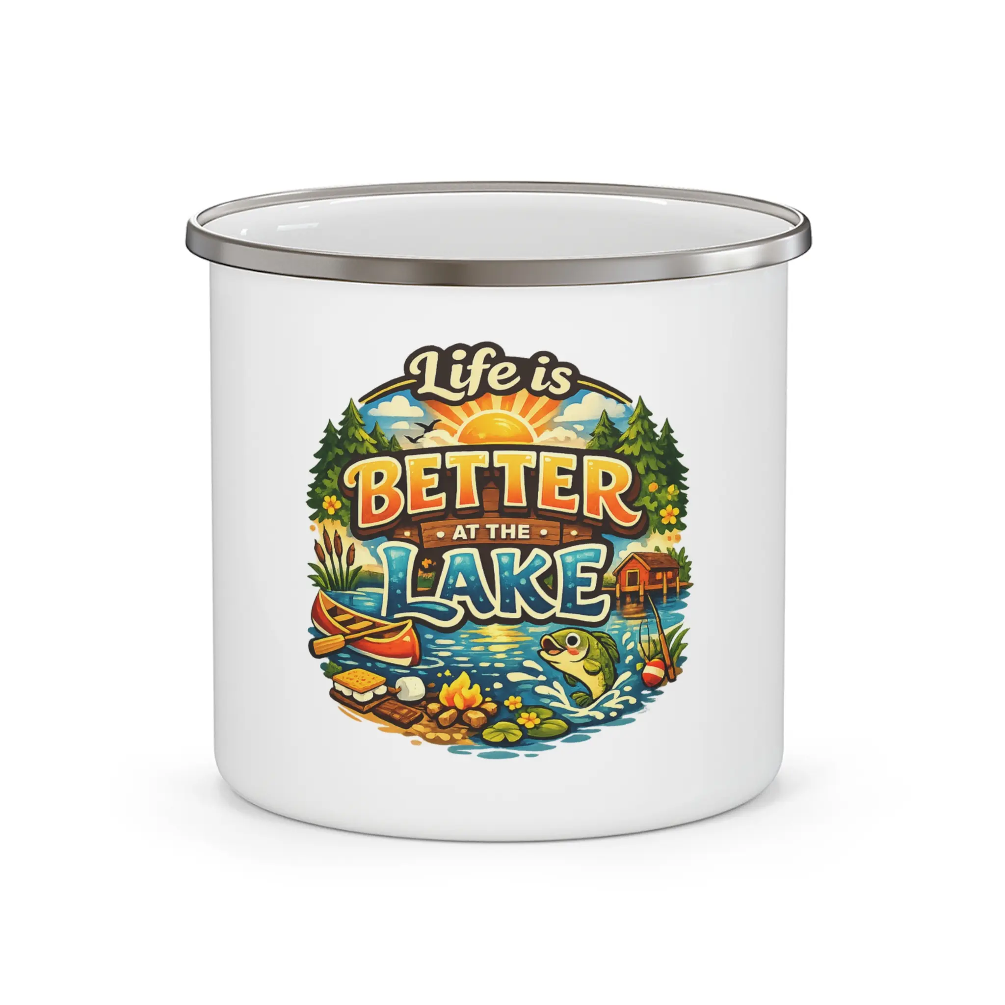 Enamel Camping Mug