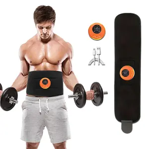 Abdominal Muscle Stimulator Belt - 8 Mode Ab Toner for Core Training, Electronic Muscle Stimulating Belt for Home Stomach Workout, Men & Women, Waist Training Belt