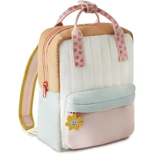 SQ-CPB037 mini toddler backpacks for girls 2-4 - Cute Sunflower flower Hanging Colored small diaper bag and Preschool Bookbag