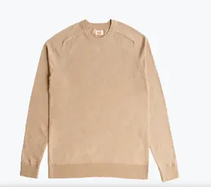 BRIC Luxury Cotton-Cashmere Crewneck – Tan