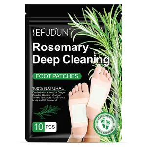 (10 Pads) Deep Cleansing Foot Pads for Better Sleep, Natural Bamboo Foot Patch | Relieve Stress, Improve Sleep and Relaxation