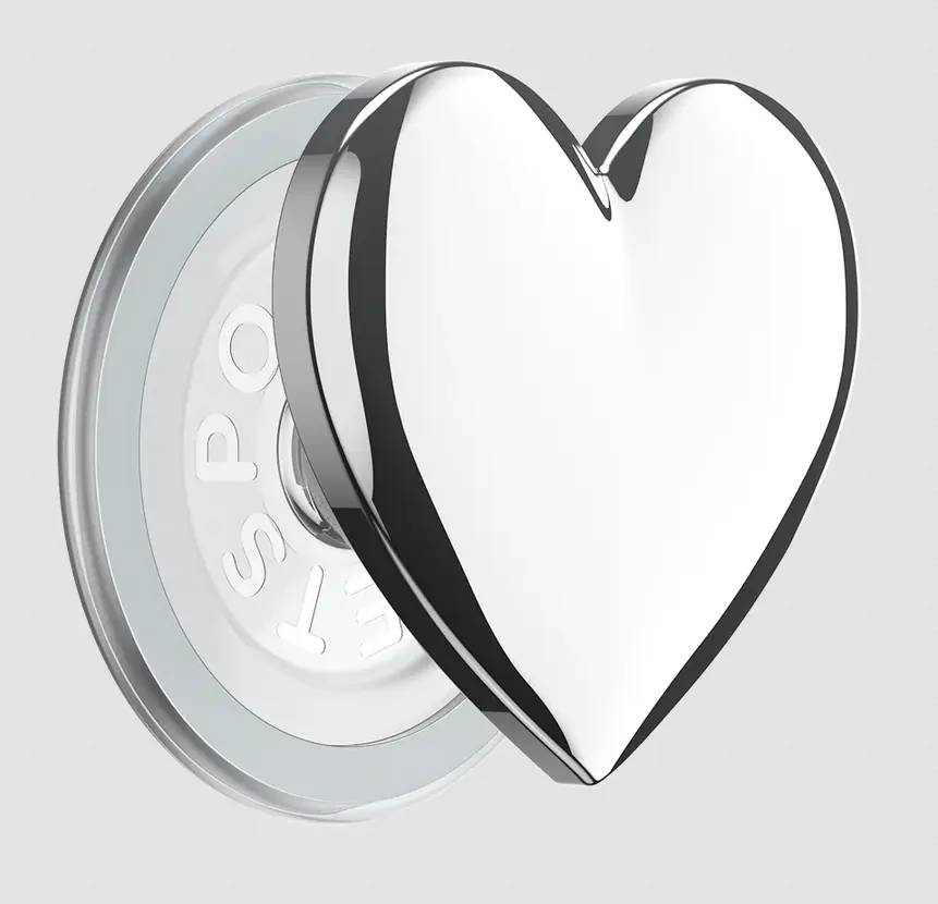 popsockets Heart Of Silver  MagSafe PopGrip