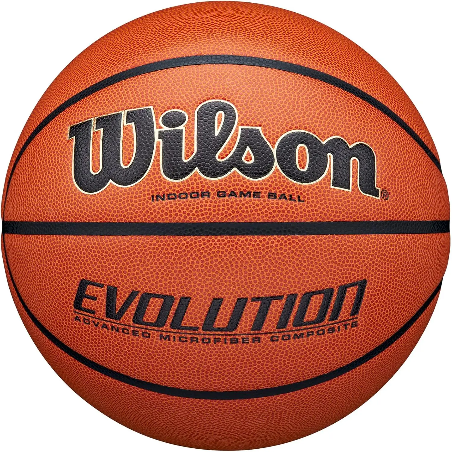 Wilson Evolution Basketball – Premium Indoor Training Ball Size 7 Wilson Evolution Basketball – Premium Indoor Training Ball Size 7