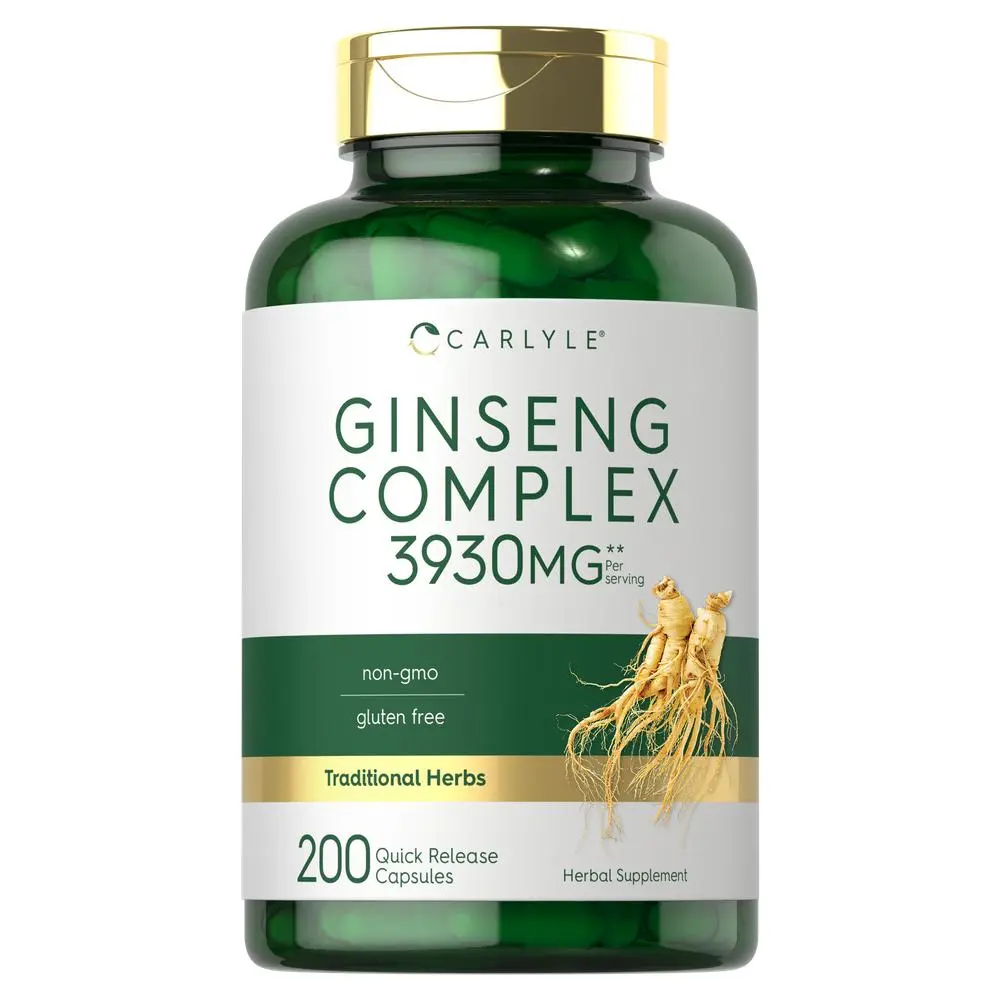 Carlyle Ginseng Complex Capsules | 200 Count | Non-GMO and Gluten Free Extract | Traditional Herbal Root Supplement Carlyle Ginseng Complex Capsules | 200 Count | Non-GMO and Gluten Free Extract | Traditional Herbal Root Supplement