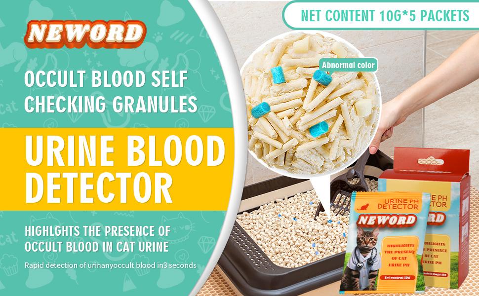 Cat Litter Self Checking Particles with Urine pH Detector Highlights Abnormal Color for Pet Health Monitoring