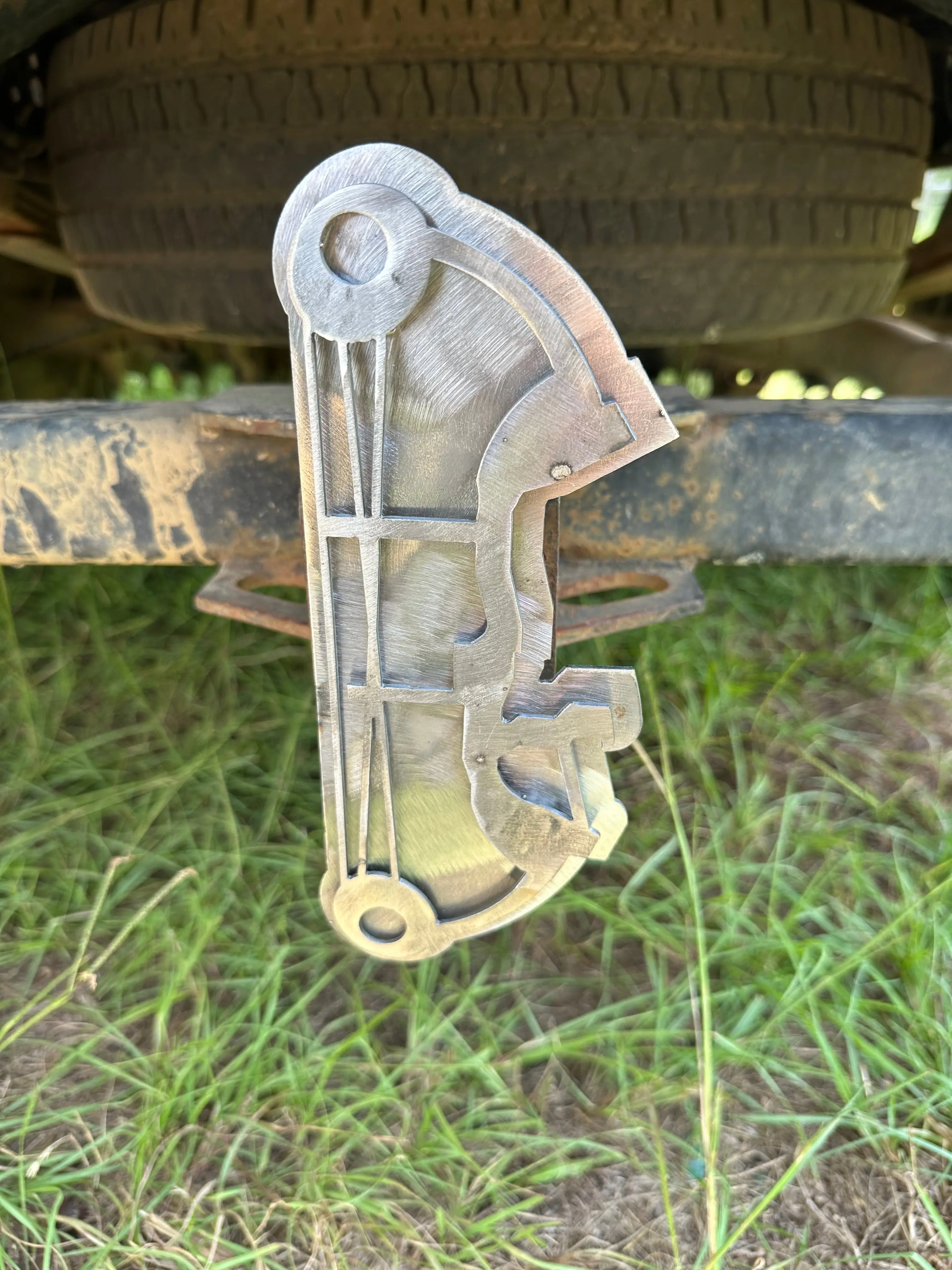 Bow and Arrow Steel Hitch Cover