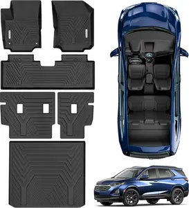 YITAMOTOR Floor Mats - Full Set for Toyota RAV4, Chevrolet Equinox & 2019-2024 RAV4 - No Hybyid, Prime, and All Weather Cargo Liner Backrest Mats