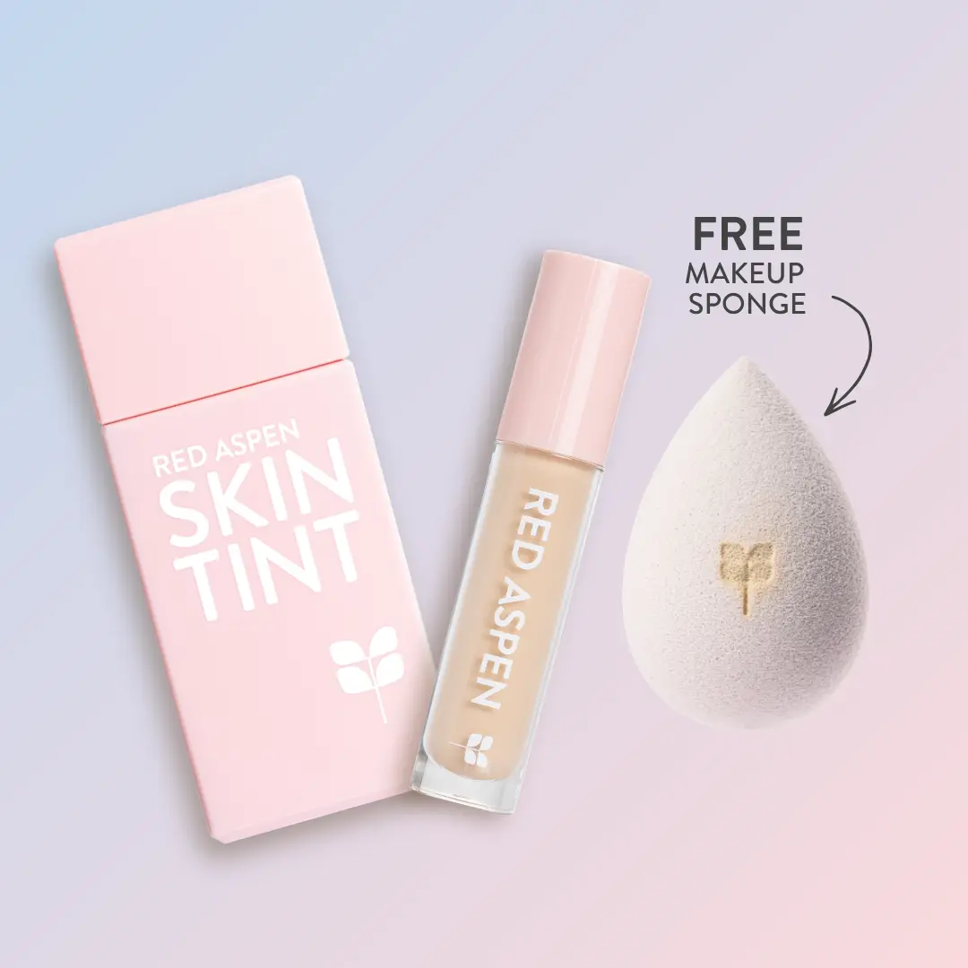 Red Aspen Radiant Duo Skin Tint and Concealer Bundle Niacinamide Hyaluronic Acid 12 Shades Each
