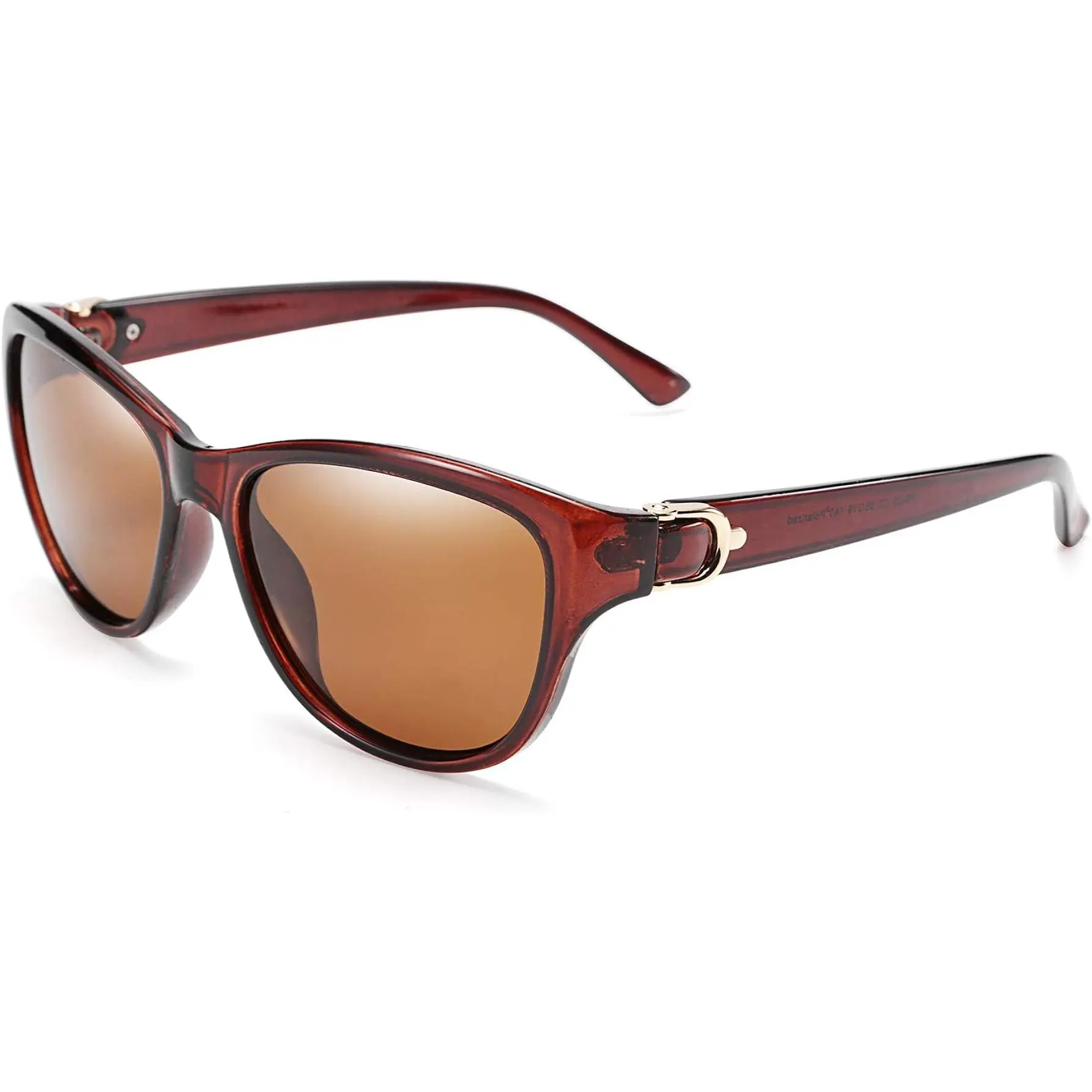FEISEDY Women Vintage Polarized Sunglasses Lady Elegant Cateye Sun Glasses B2476