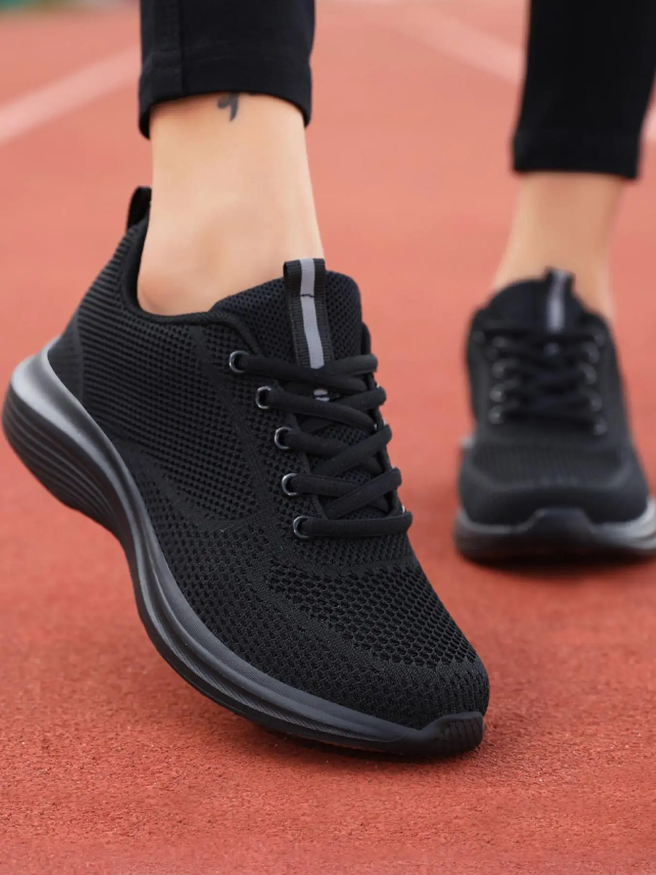 Summer Simple Matching Lace-up Mesh Breathable Lightweight Running Shoes for Women Back To School, Girl Casual Versatile Sports Fitness Walking Shoes
