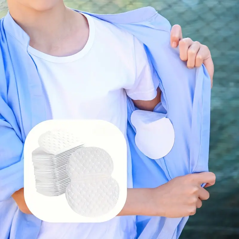 10/30/50 Pcs Underarm Sweat Patches, Invisible Breathable Sweat Absorbing Sweat Absorbent Anti-Sweat Pads, Ideal for Summer Wear, Effective Sweat Prevention