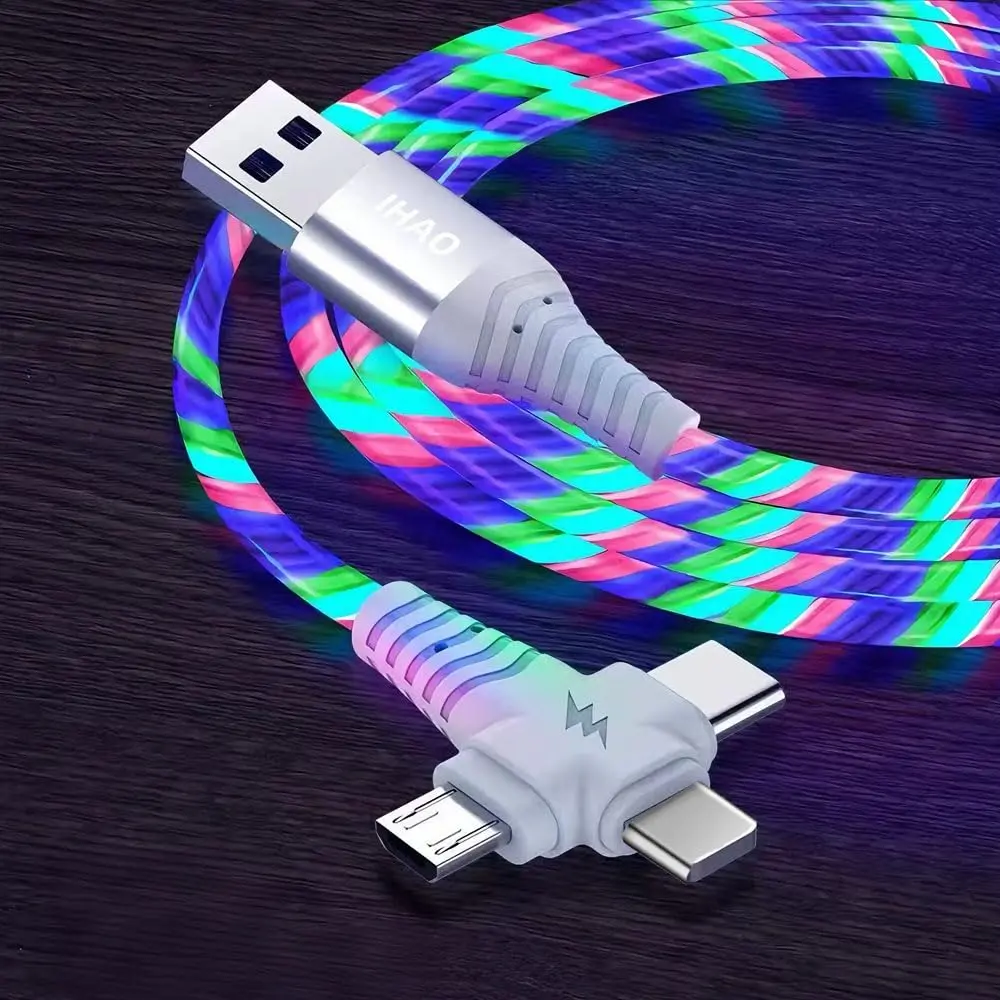 3IN1 Multi Ports LED Colorful