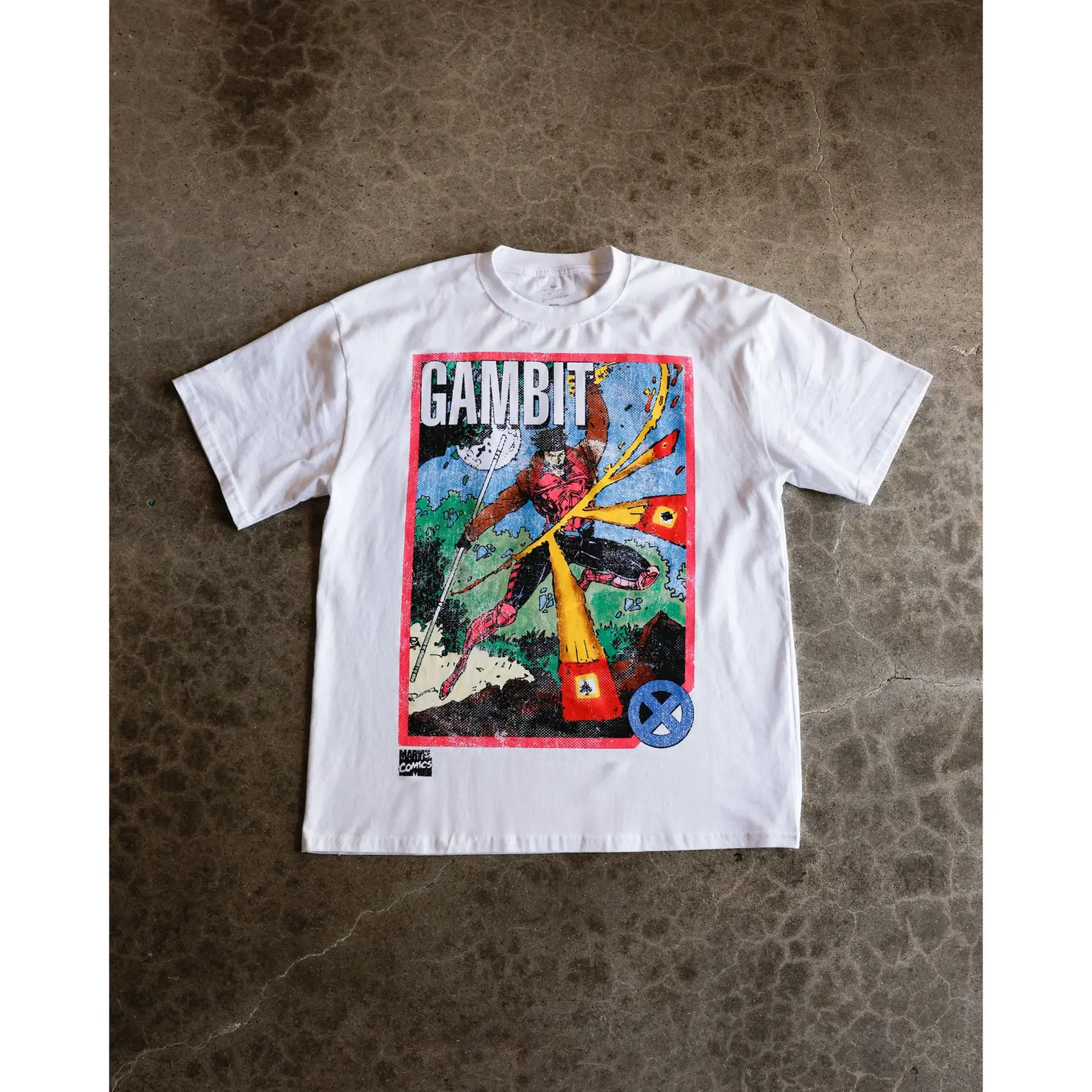 73Studio Marvel X-Men Gambit Vintage T-Shirt White - TikTok Shop