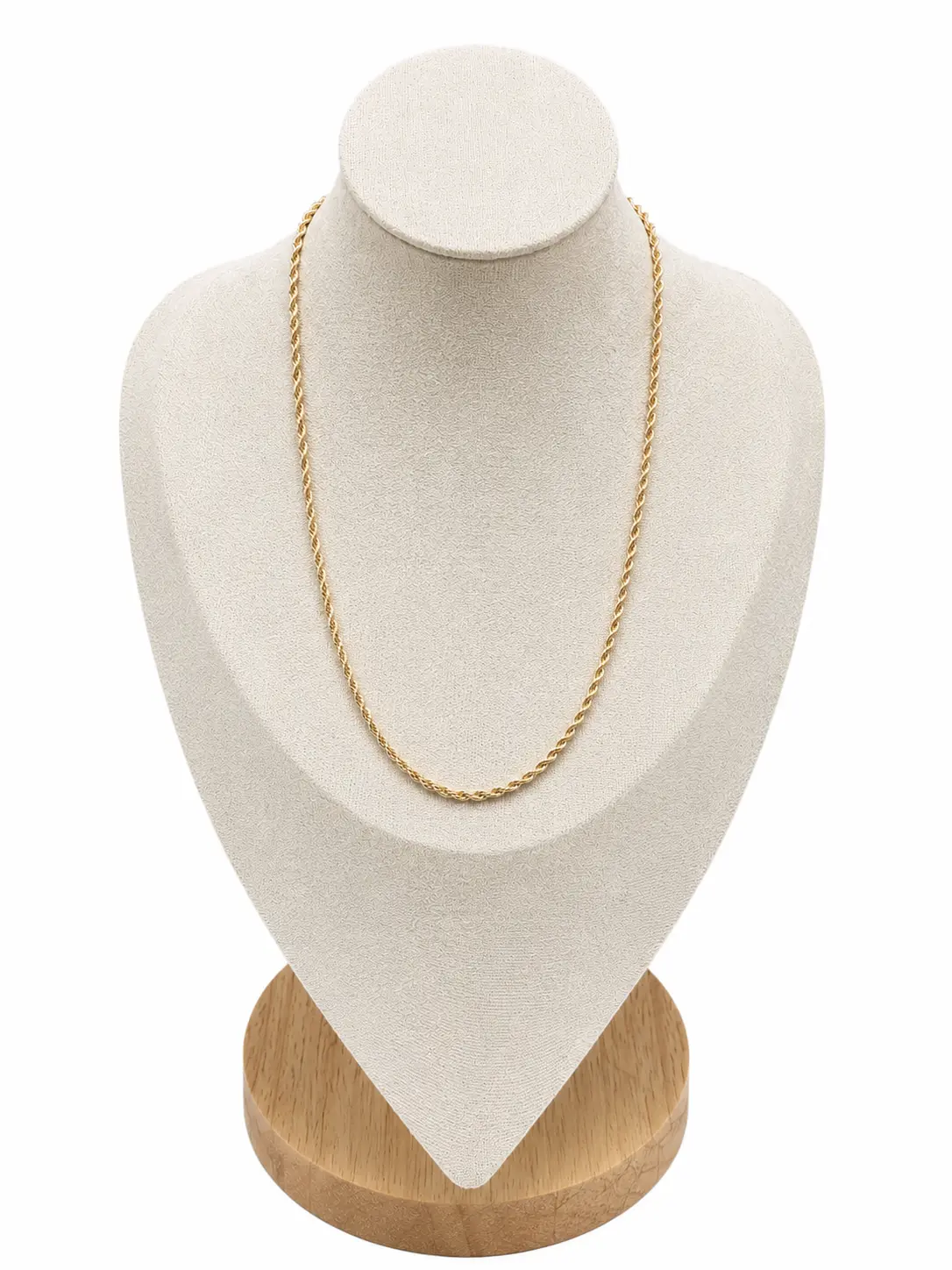14k Gold Filled Rope Necklace Chain 18" 2.5mm