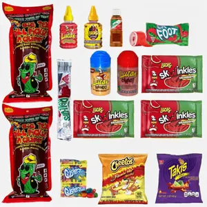 2 Chamoy Pickle Kit-15 Items Sour Candy Takis Hot Cheetos Lucas Tamarindo Skwinkles