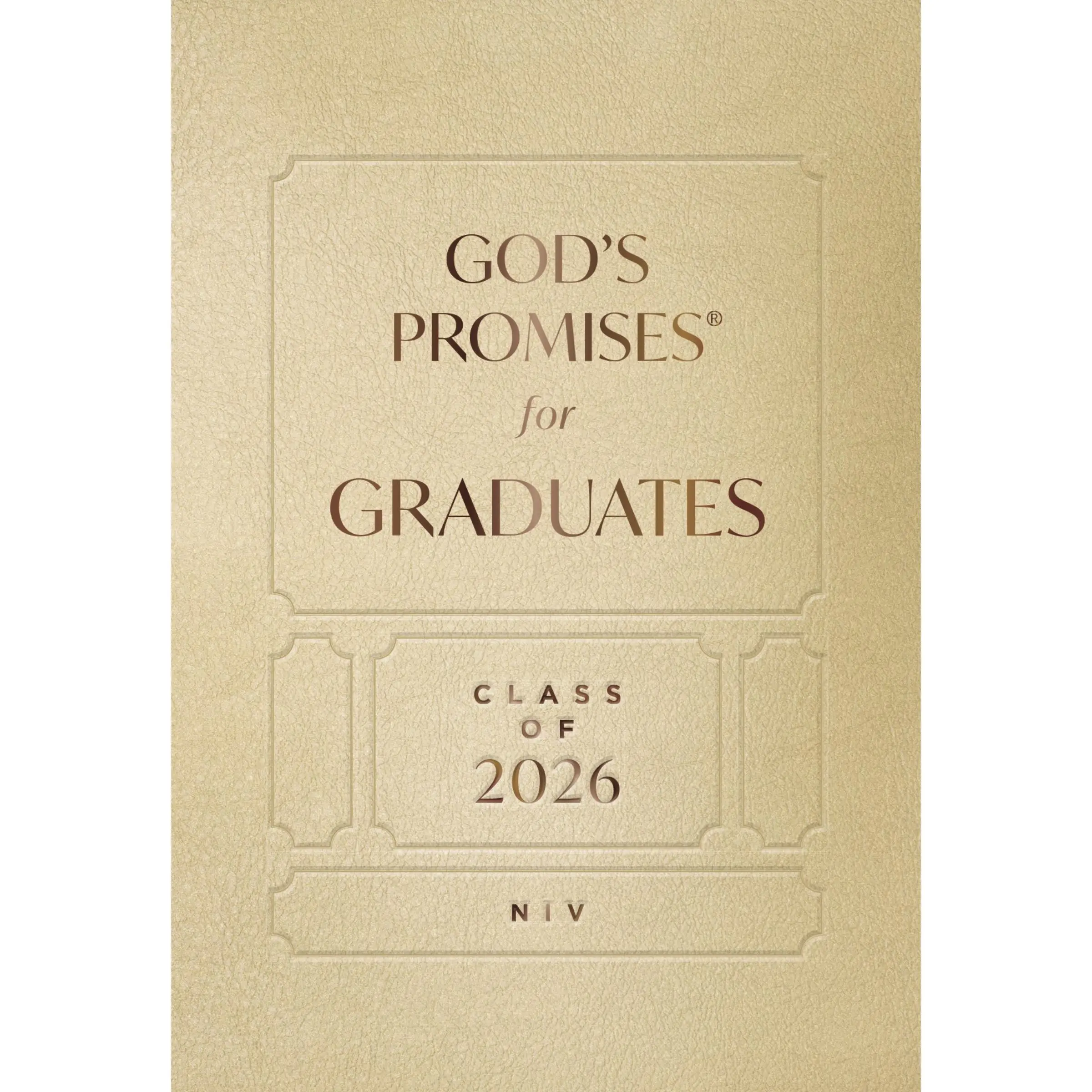 God's Promises for Graduates: Class of 2026 - Gold NIV: New International Version (God's Promises®) by Jack Countryman [Hardback Book]