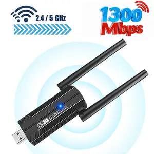 1300Mbps High-Speed Dual Band (2.4G/5G)2026 WiFi Range Extender & Signal Booster , Plug & Play Mini Design ， Fast & Stable for Apple iPhone, Android, Gaming Routers & Smart Home