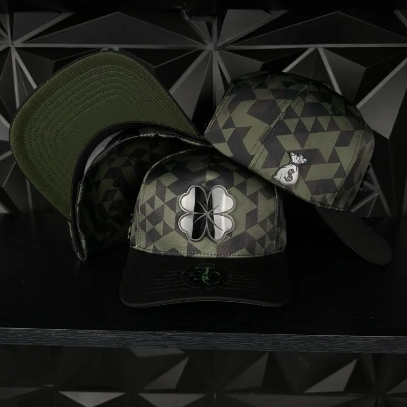Clover plate SnapBack hat-green camo Clover plate SnapBack hat-green camo