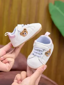 Baby Shoes 0-1 Year Soft Comfort Anti-Slip Walking Shoes, Casual Sports Cartoon Cute Unisex Baby Shoes for Spring Autumn, Soft Soled Shoes, Soft Toe Footwear, Infant Shoes