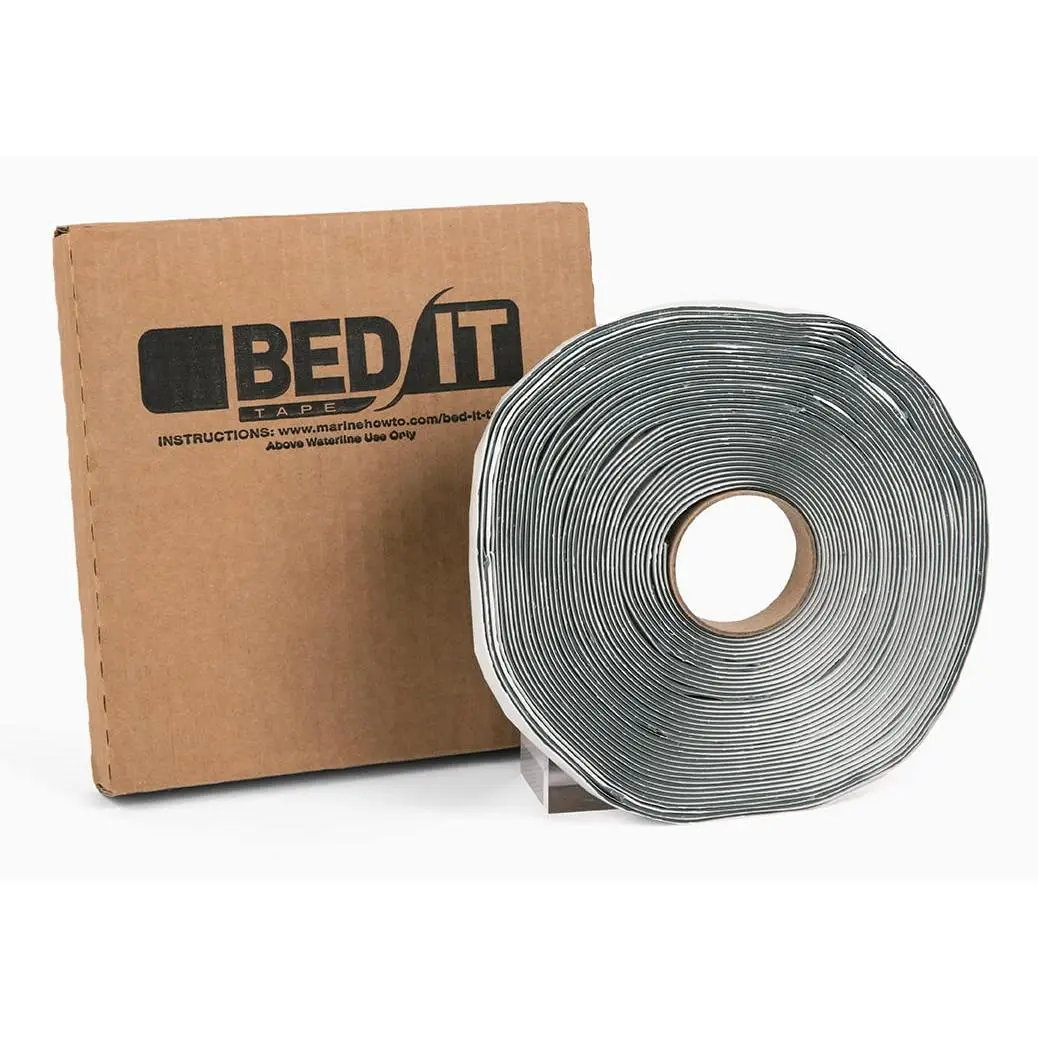 Butyl Tape for Marine Deck and RV Hardware (50 Foot Roll x 1/2" Wide)