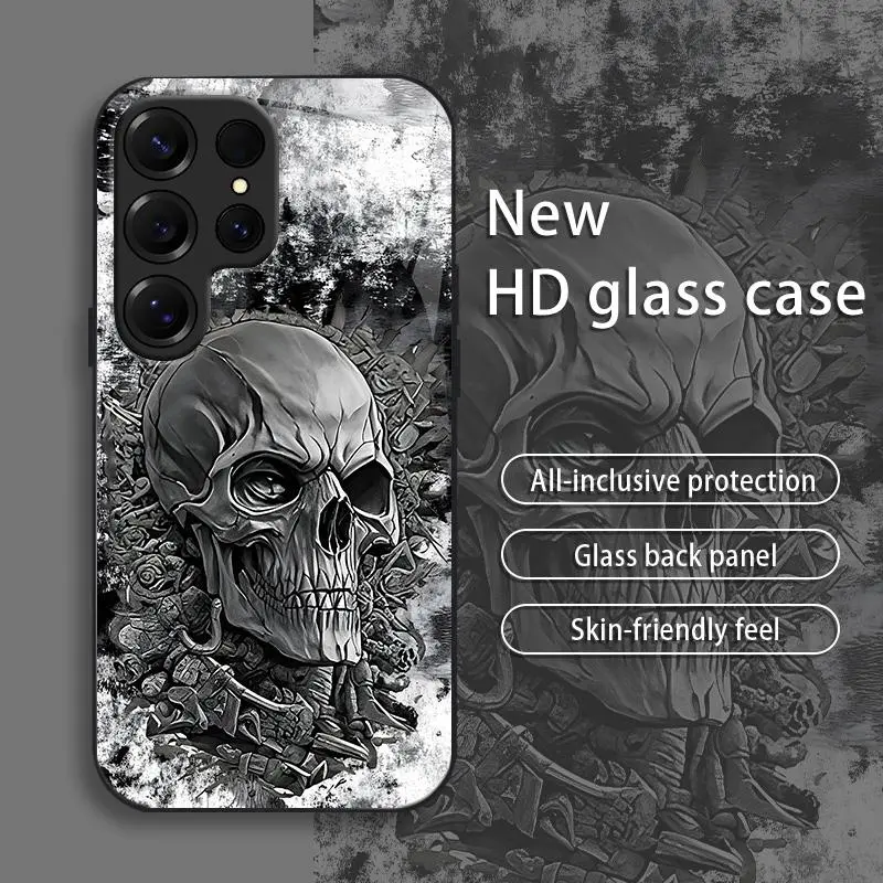 Suitable for [Galaxy S25 Ultra] New creative cool design high-end glass mobile phone case affordable anti-fall anti-fingerprint 995