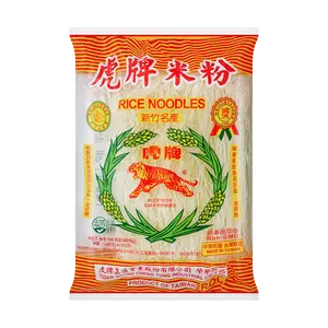 Tiger Taiwan Hsinchu Rice Noodles 400g - Authentic Taiwanese Vermicelli for Stir-Frying, Soups, Salads & Hot Pot - Non-GMO