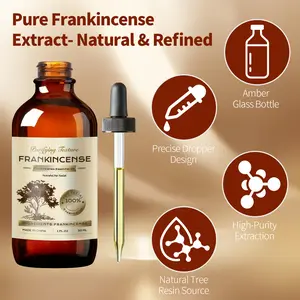 S Grade Frankincense Oil 30ml Pure Natural Essential Oil for Skin Glow Stress Relief Calming Scent for Diffuser Yoga Meditation Wellness Therapeutic Grade Body Oil Gift Idea