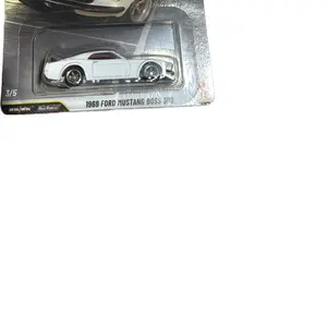 Hot Wheels premium 1969 Ford Mustang Boss 302 Diecast Model Car 3/5 Series Collectible Toy Vehicle