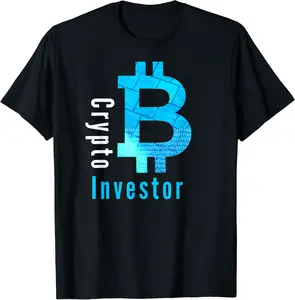 Fun Crypto Investor Bitcoin Digital Currency in Digital Blue T-Shirt - Autumnsc Shop 22B08L2XQN7W