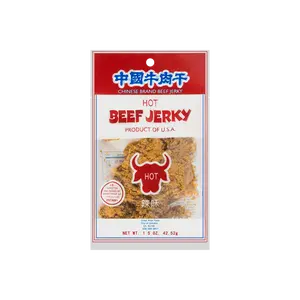 CHINESEBRANDBEEFJERKY Hot Flavor Beef Jerky 42.52g CHINESEBRANDBEEFJERKY Hot Flavor Beef Jerky 42.52g