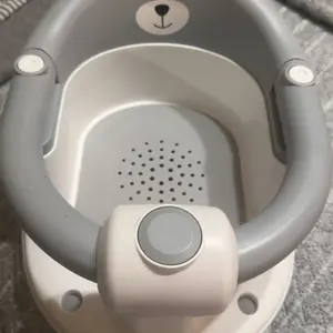 Baby Bath Seat for Babies 6 Months & up,Non-Slip Toddler Bath Seats for BabiesSitting Up, Safe Infant & Newbom BathtubChair with 4 Suction Cups & Soft Cushion forShower,Gray Gifts Care kids room furniture