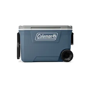 Coleman 316 Series 62QT Hard Chest Wheeled Cooler, Lakeside Blue