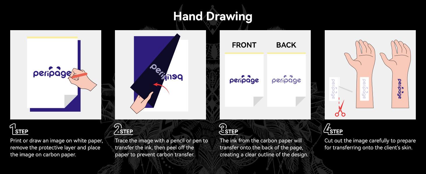 Tattoo Stencil Printer – Pino Wireless  Compact Thermal Tattoo Machine with Inkless Technology, 10pcs Transfer Paper, Compatible with Phone, Tablet & PC,Tattoo Supplies for Tattoo Artists & Beginners