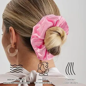 [Not for Sale]Satin Scrunchies for Girls, Soft Than Silk for Hair, Fashion Ties and Bands for Thin | Thick Hair Styling