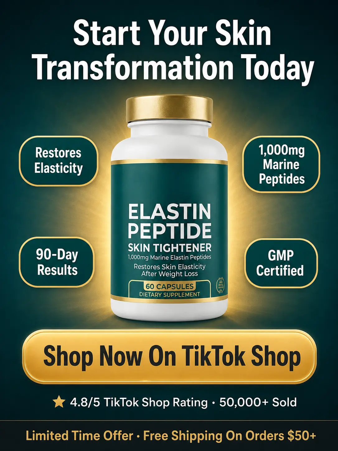 Protein peptides help alleviate skin sagging. Protein peptides help alleviate skin sagging.