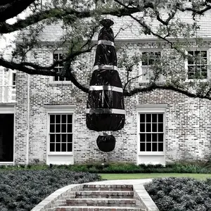 Halloween Decorations Spooky Fake Corpse Prop, Outdoor Hanging Dead Body Decoration with Inflator, Tape & Rope Included, Holiday Party Supplies