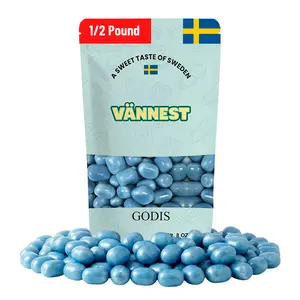 Kastanjer Fruit Candy blueberry - 1/2 Pounds - German Sour Fizzy Fruit - European - Maoam- Snack Bonbon outdoorfun