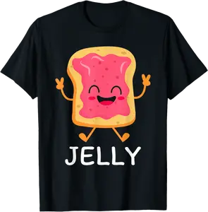 Couple Peanut Butter and Jelly Costume Halloween Matching T-Shirt - Dirkschm Shop 84B0D9MZ116B