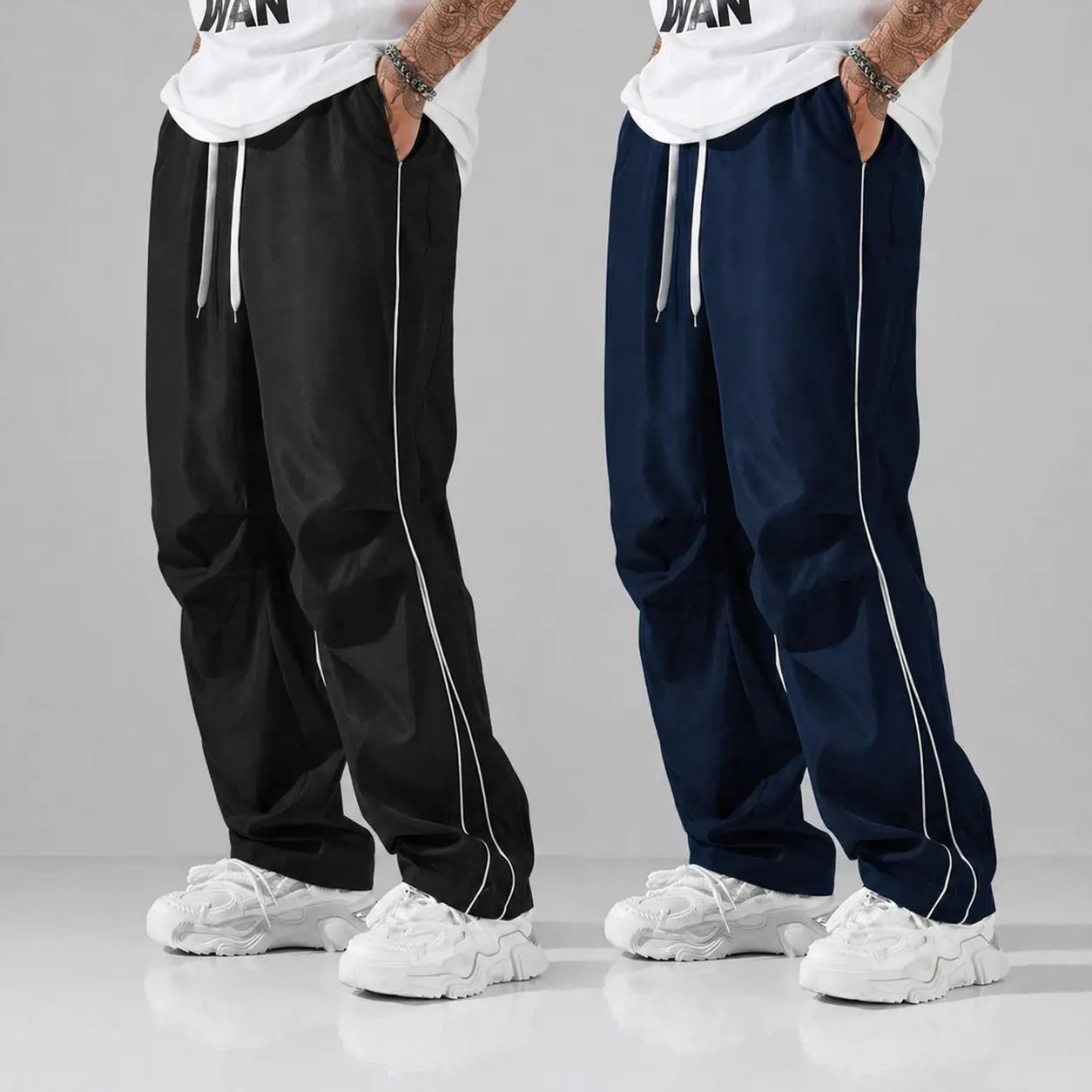 Black + Dark Blue